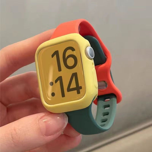 Contrast Color Sport Apple Watch Band