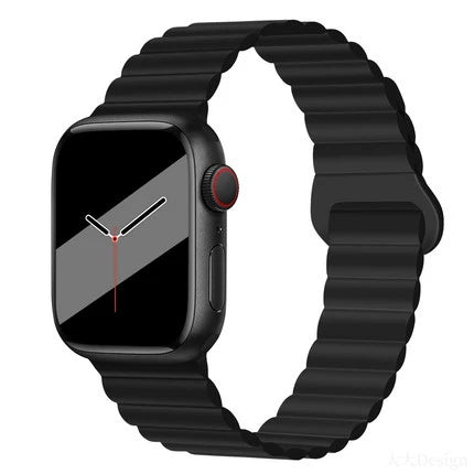 Silicone magnetic color-block Apple Watch Strap