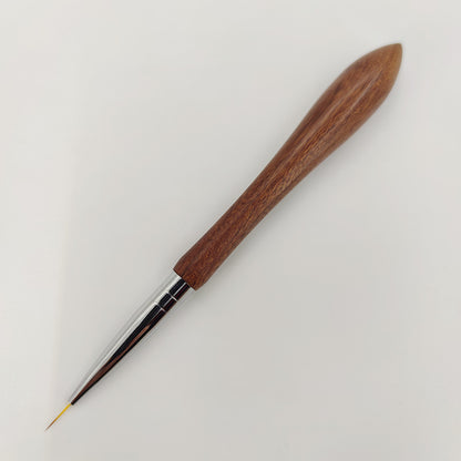 Handmade red treasure sandalwood rod nail pen, drawstring pen, hook pen, painted bjd face pen