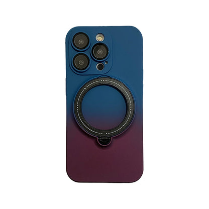 INS Gradient Color Magnetic Rotary Bracket Iphone Case