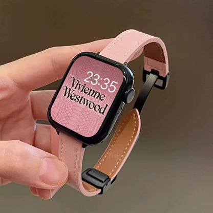 Leather Magnetic Loop for Applewatch Strap