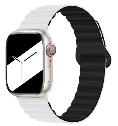 Silicone magnetic color-block Apple Watch Strap