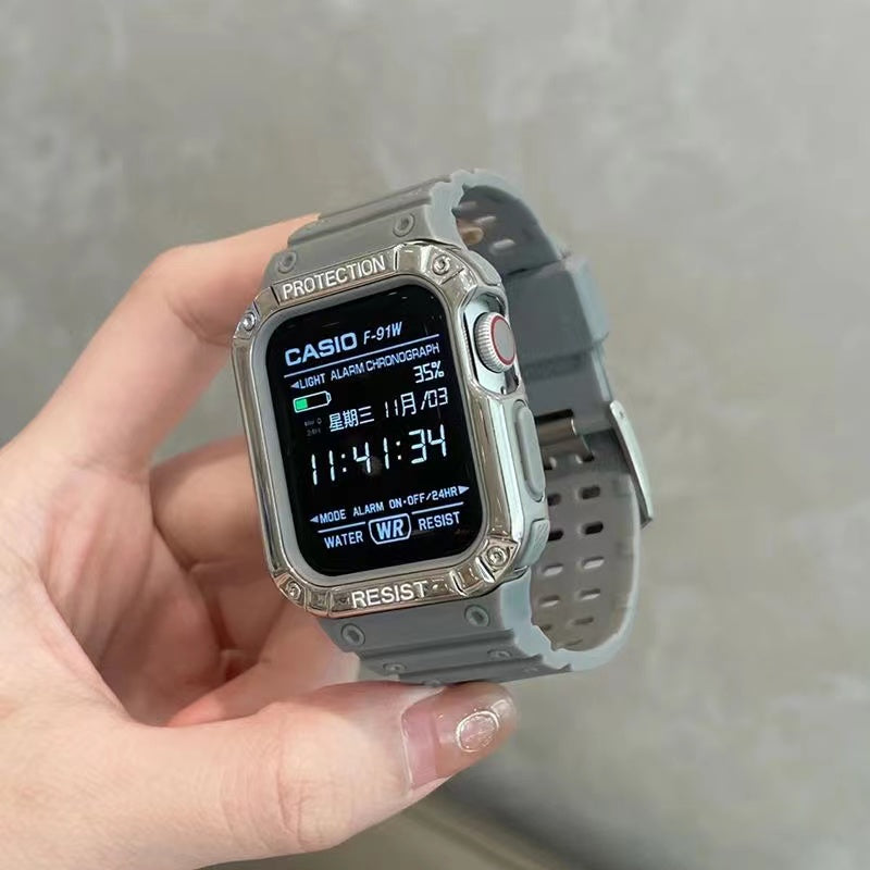 Clear Sport Apple Watch Band