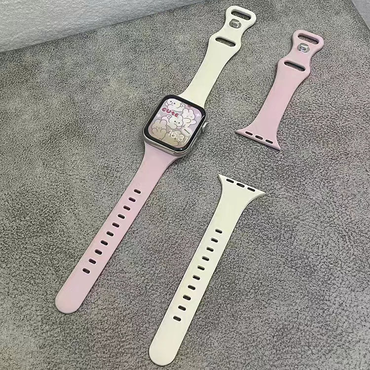 Contrast Color Sport Apple Watch Band