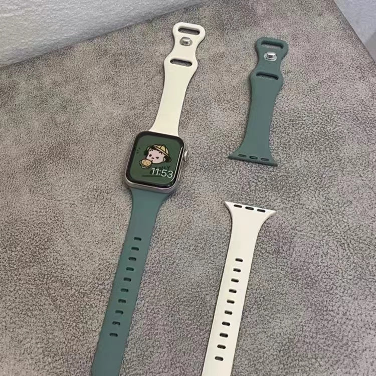 Contrast Color Sport Apple Watch Band