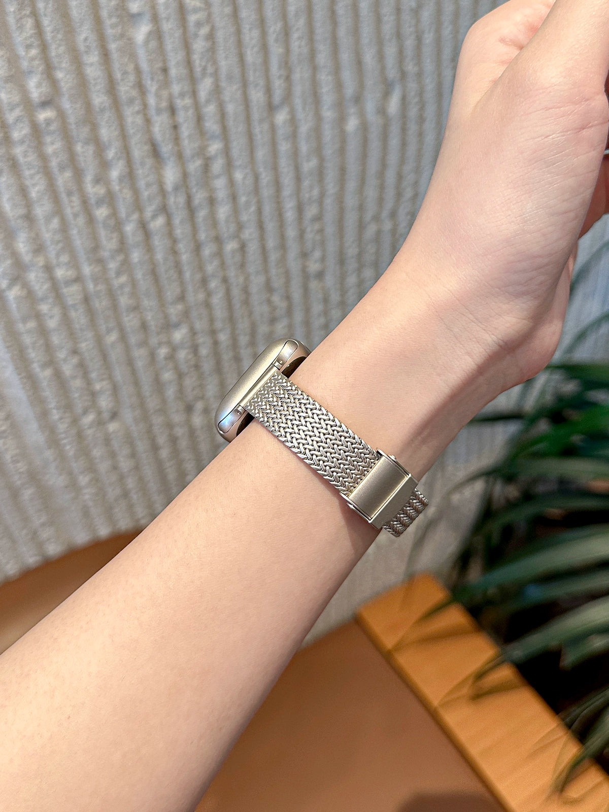 Premium Wheat Ear Stainless Steel Apple Watchband