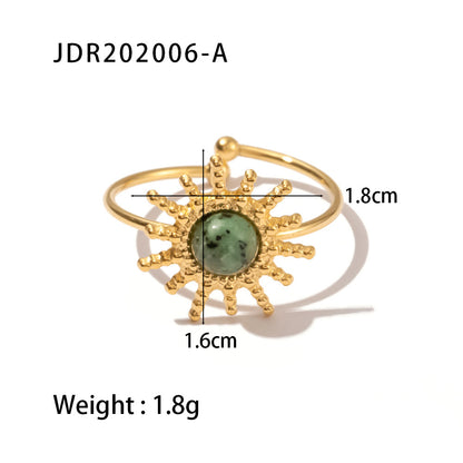 Sun Turquoise Open Ring