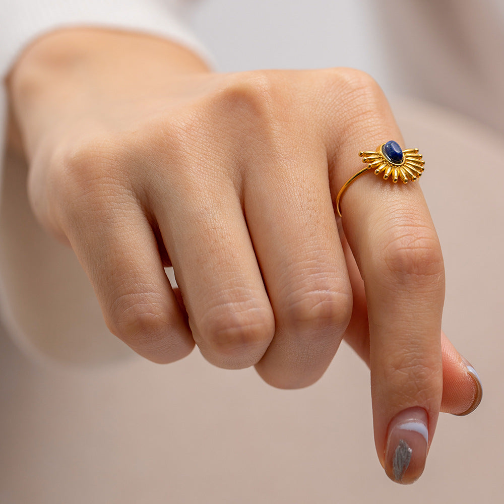 Lapis Opening Ring