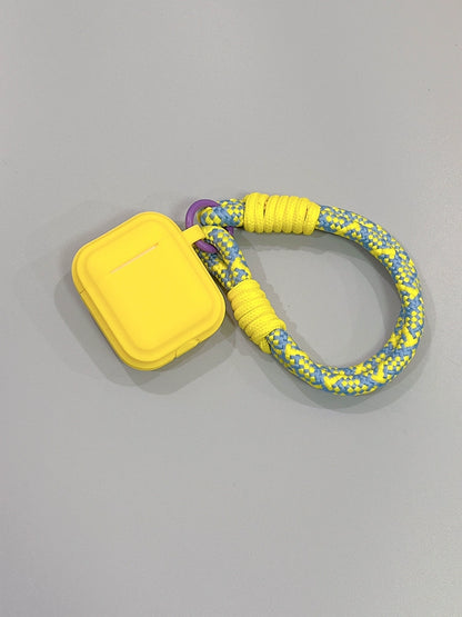 Simple Color with Lanyard Airpods Case