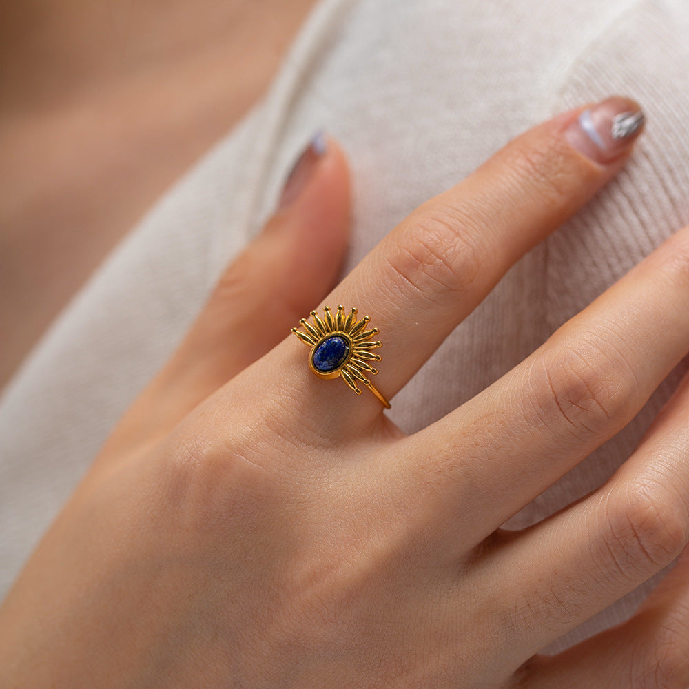 Lapis Opening Ring